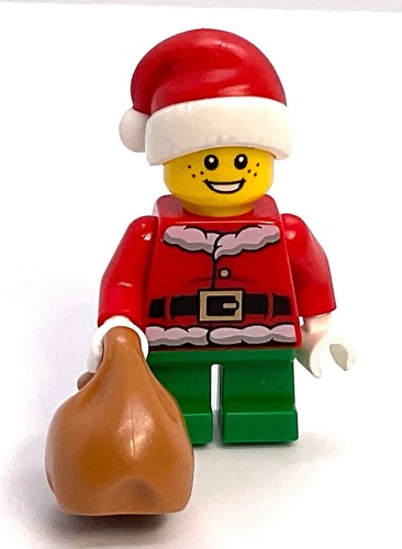 Lego minifigure christmas elf - lego,