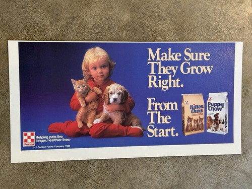Vintage 1985 purina puppy - vintage,