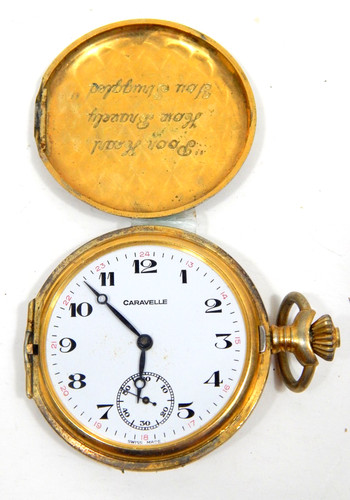 Caravelle gold tone pocket - tone,
