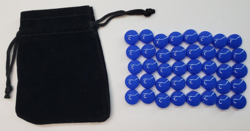 Set solid blue pente - blue,