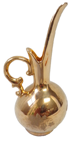Antique fire gold - gold, overglazed