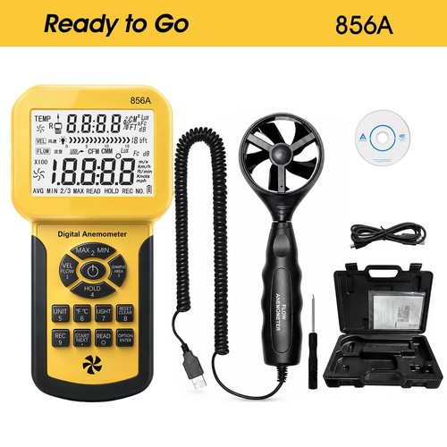 Digital hvac anemometer - hvac, cfm