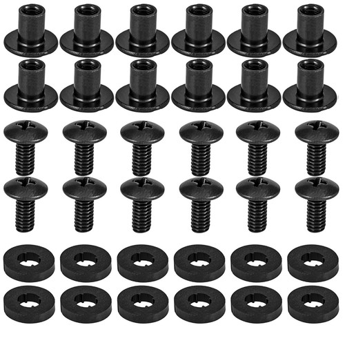 Black chicago screws sets - chicago, 12