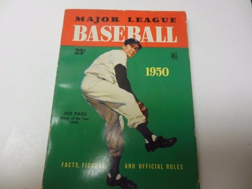 1950 baseball book - 1950,