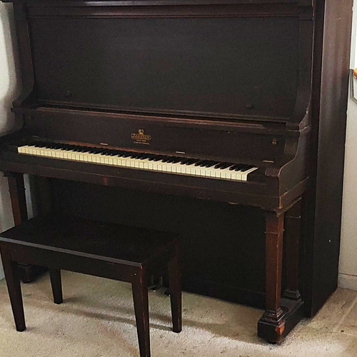 Vintage janssen upright - janssen, piano