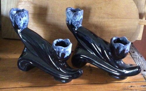 Vintage pair van briggle - pair, of