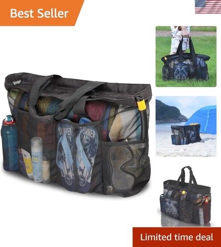 Lightweight black beach - black, bag