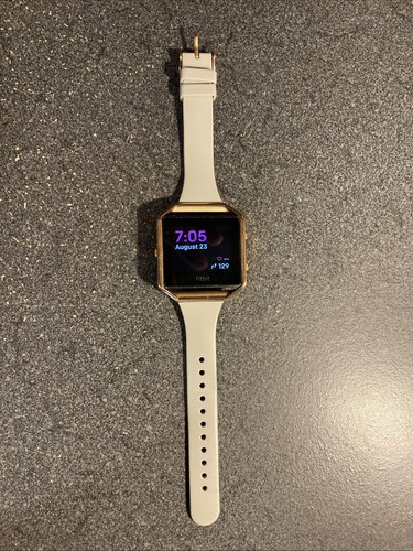 Fitbit blaze gold with gray - blaze,