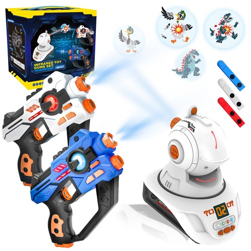 Laser tag guns set with - 2,