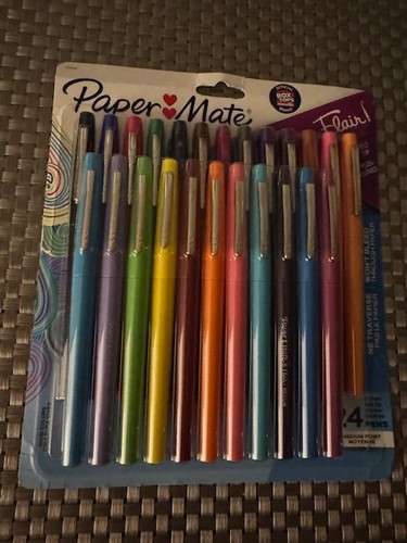 New paper mate flair - new, 24pk