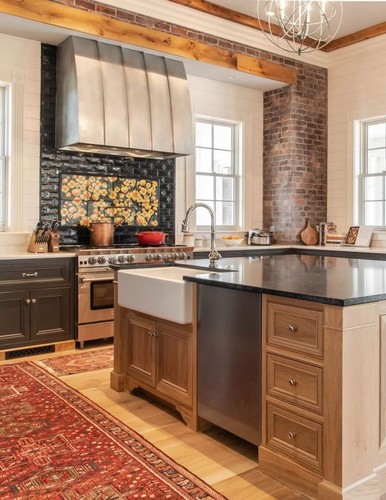 Zinc range hood - for, la