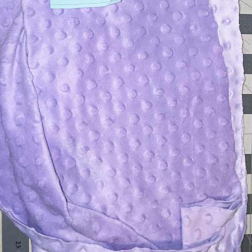Minky fabric purple 60 - minky, 3/4