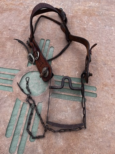 Antique headstall port bit - antique,