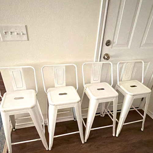 Set white metal - set, of