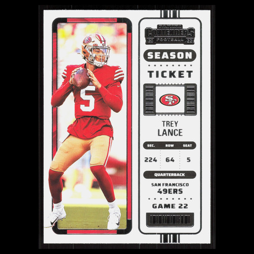 Trey lance 2022 panini - lance,