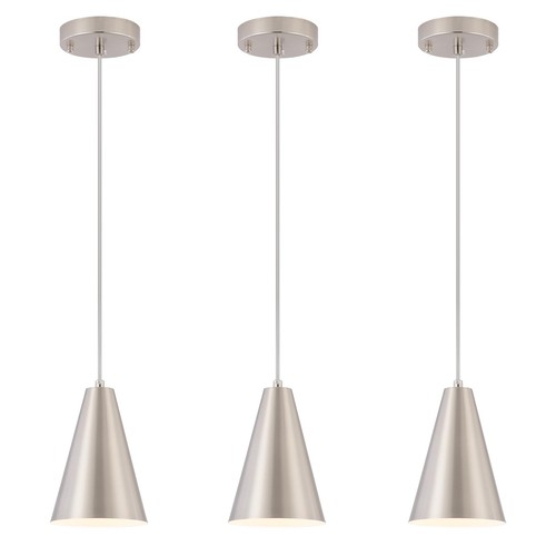 Brushed nickel pendant lights - brushed,