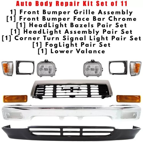 Front bumper face bar chrome - bumper,