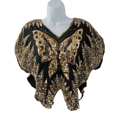 Vintage silk butterfly - vintage,