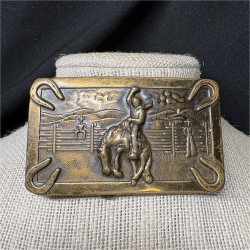Western americana bronc - bronc, rider