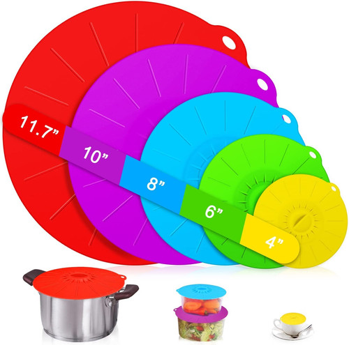 Silicone lids pack - silicone, 5