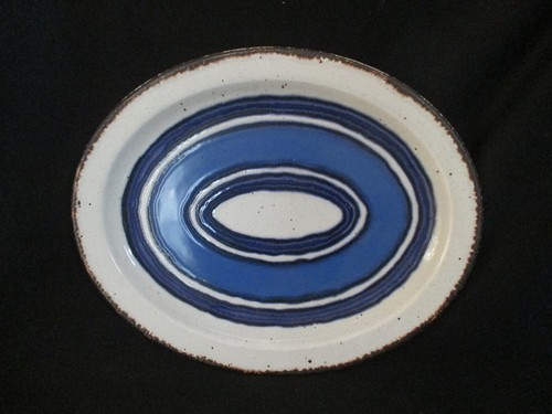 Midwinter moon oval - oval, platter