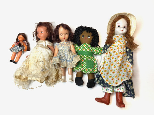 Vintage doll lot pieces - lot,,