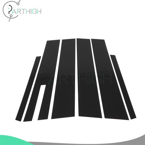 Black pillar posts door - black, trim