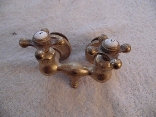 Antique brass faucet bathtub - brass,
