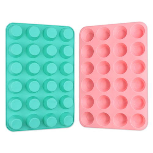 2pcs silicone mini muffin - muffin, pan
