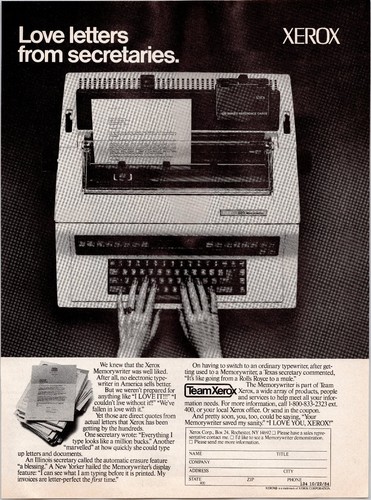 Xerox memorywriter vintage - xerox,