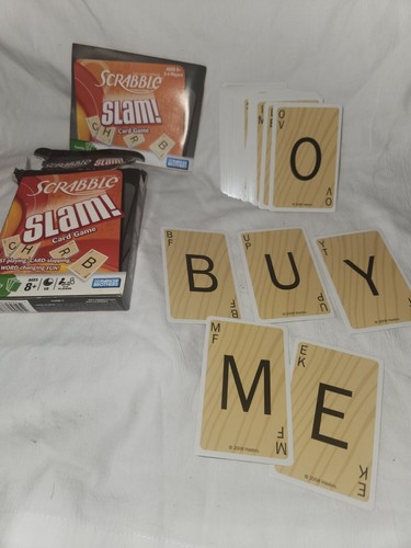Scrabble slam card - slam, parker