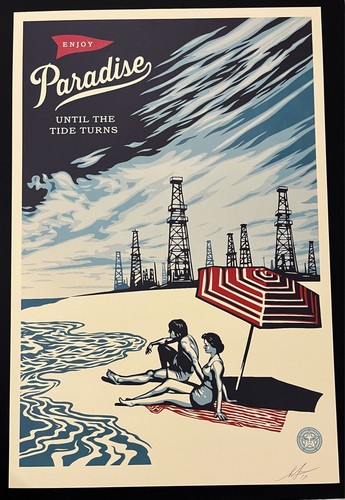 Shepard fairey obey signed - shepard,