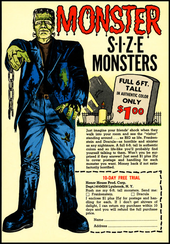 Monster size monsters vintage - monster,