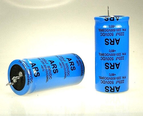 220uf 500vdc ars single - 220uf-500vdc,
