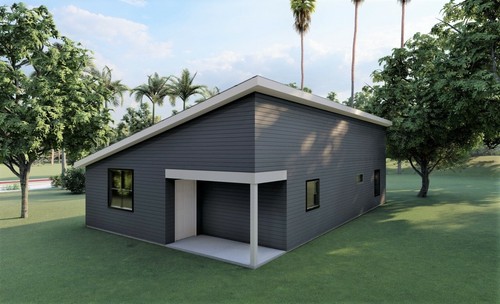 Modern single family residence - single,