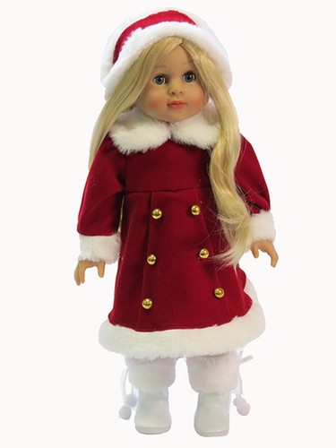 Doll clothes dress coat - doll,
