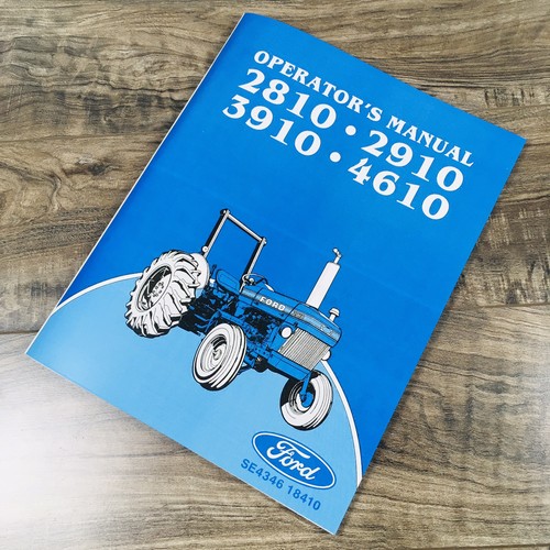 Ford model 2810 2910 - 2910, 3910