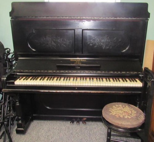 Antique steinway sons tall - antique,