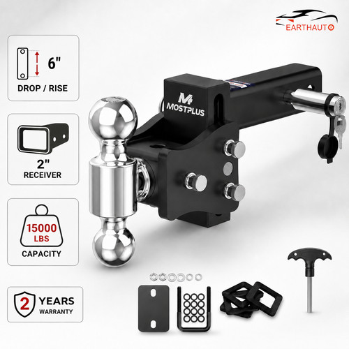 Adjustable trailer hitch - trailer,