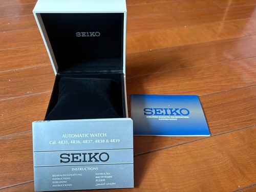 Seiko empty watch box - seiko, w/