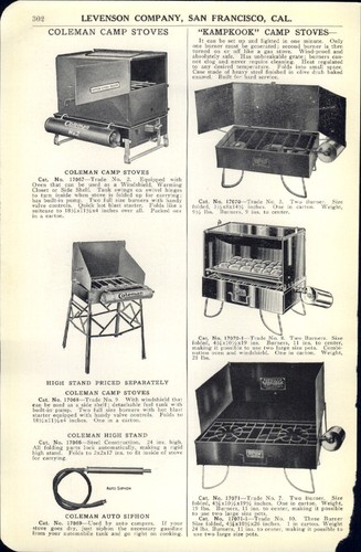 1930s paper coleman - 1930s, camp