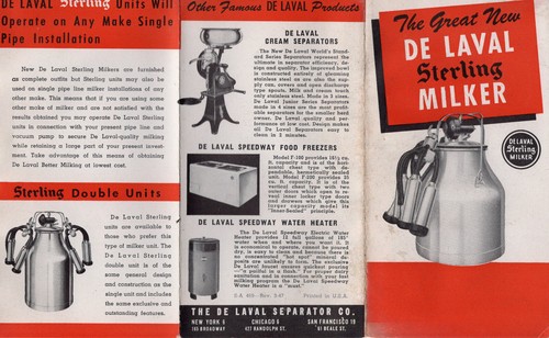 Laval sterling milker 1947 - de,