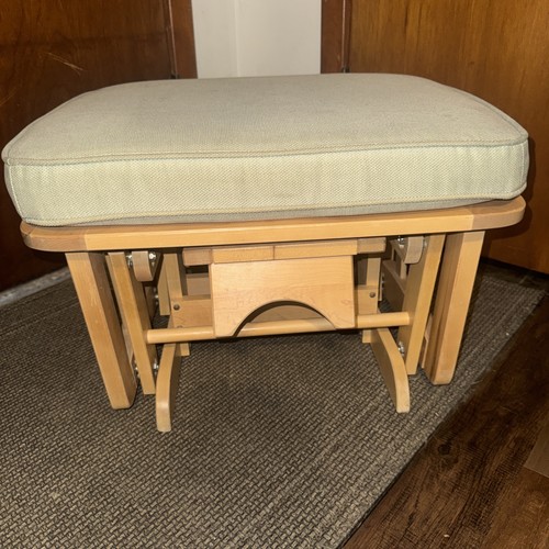 Vintage nursery glider - vintage, ottoman