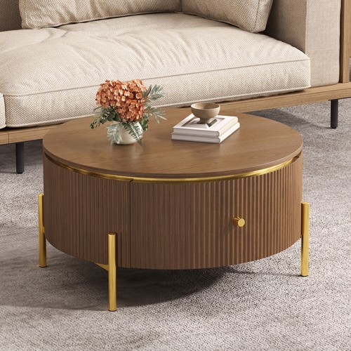 Modern round coffee table - modern,