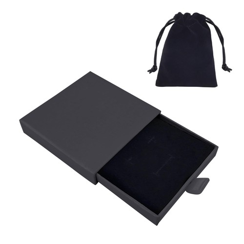 Black jewelry gift box with - box,