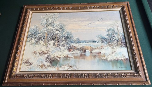 Original willi bauer canvas - bauer,