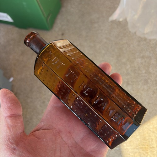 Rare antique coffin shaped - rare,