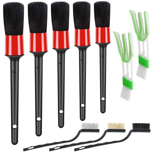 10pc car detailing brush kit - 10pc,