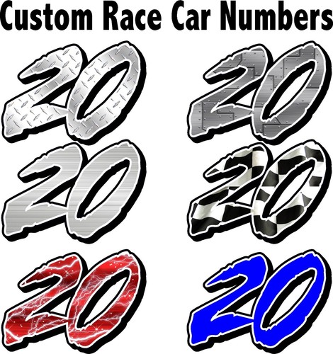 Race car numbers set - car, #2