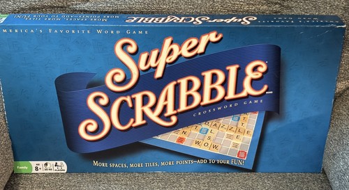 Super scrabble deluxe board - deluxe,